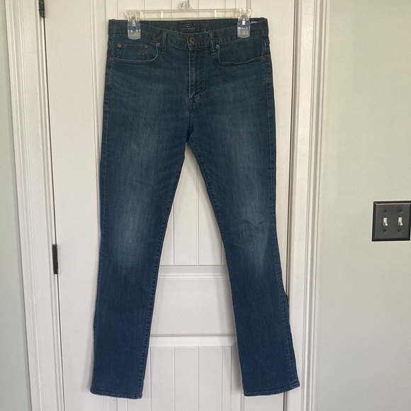 Lucky Brand Jeans Blue Denim 121 HERITAGE SLIM STRETCH MEN’S SIZE W33 L34 - Picture 2 of 6